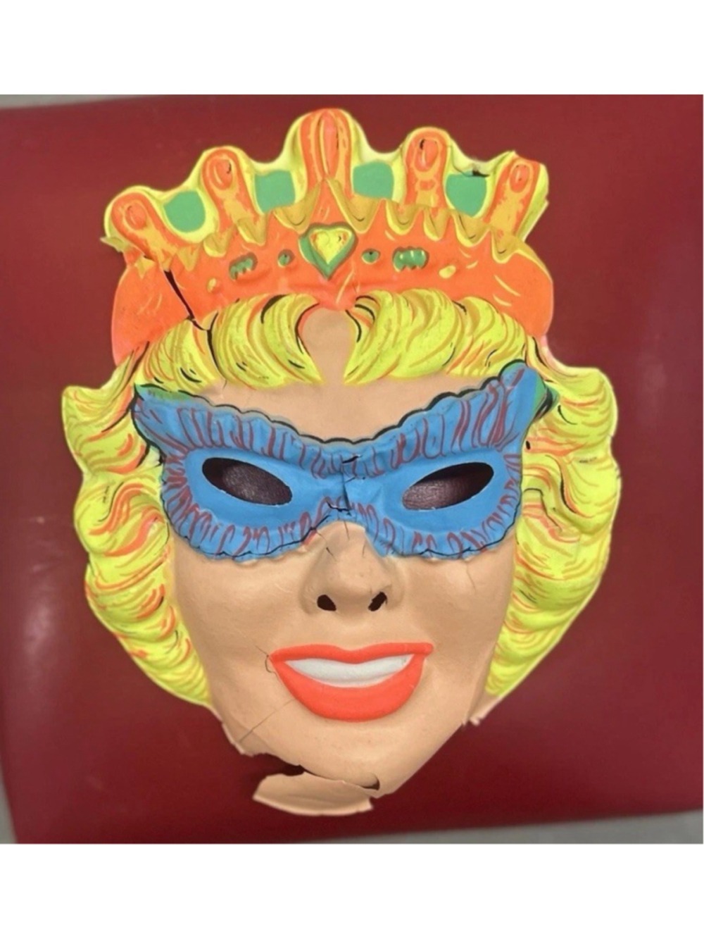 Vintage Halloween Masks Plastic